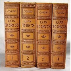 Los Toros: Tratado Tecnico e Historico. 4 Volumes
